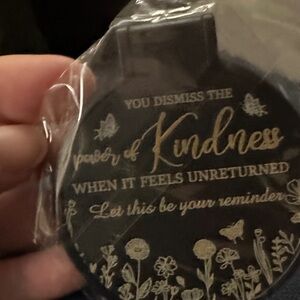 Inspirational Black and Gold mirror